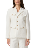 PAIGE Reign Classic Linen Blend Blazer Jacket