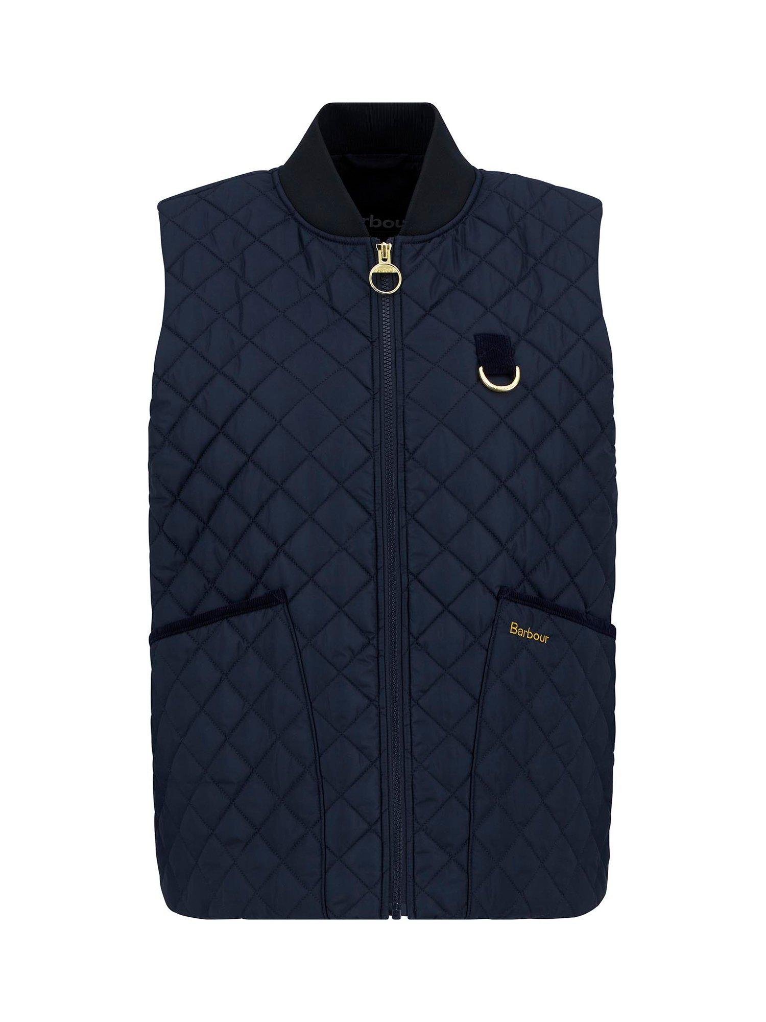 Product image 4 of 7, which shows Barbour Rosalie Quilted Gilet, Dark Navy, 8