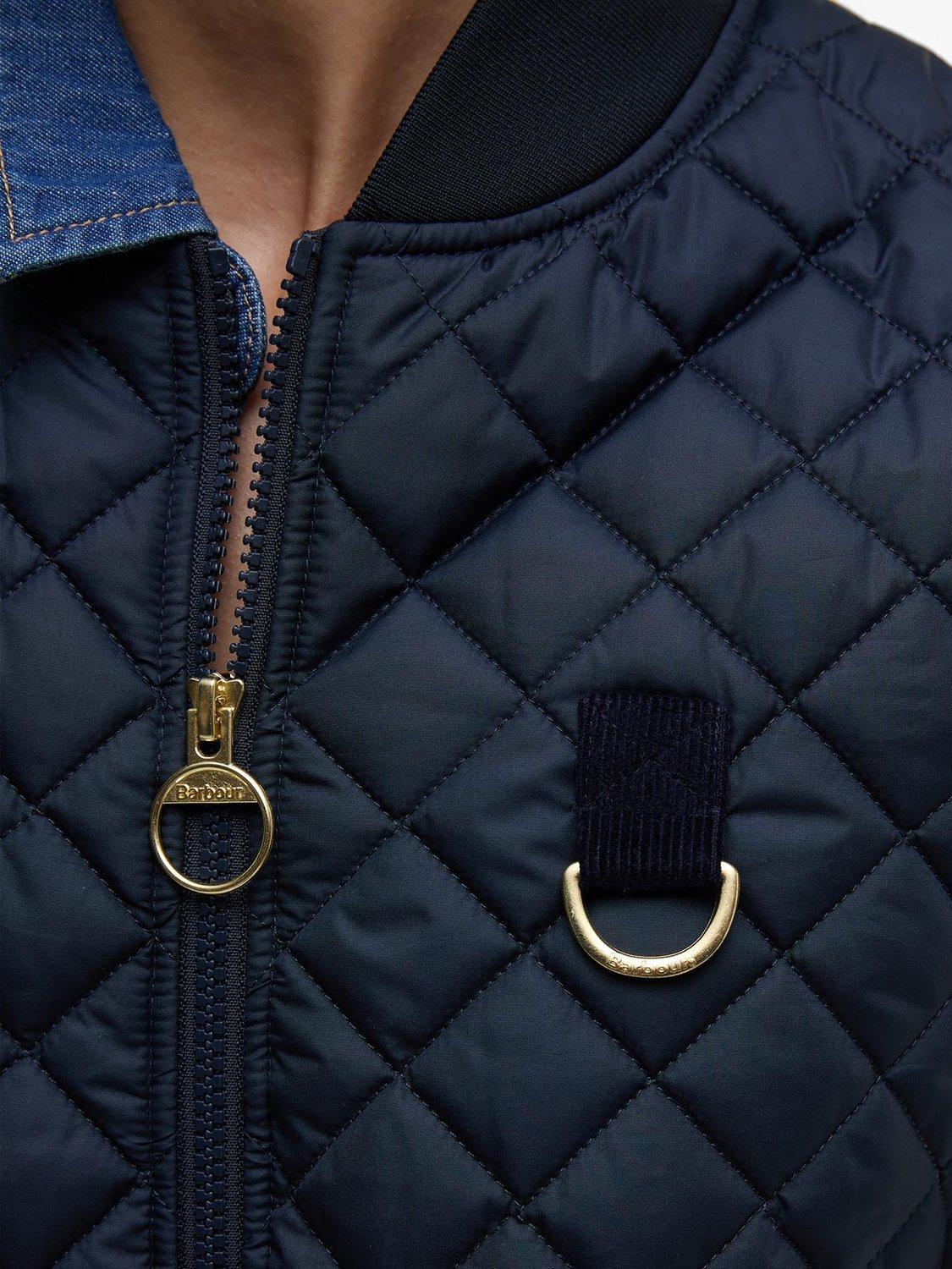 Product image 7 of 7, which shows Barbour Rosalie Quilted Gilet, Dark Navy, 8