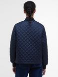 Barbour Reyna Quilted Bomber Jacket, Dark Navy