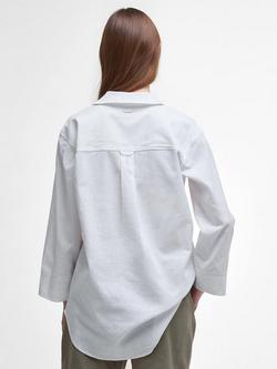Barbour Cecile Tunic Shirt, White - view 2, White