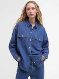 Barbour Woodrow Oversized Denim Shirt, Authentic