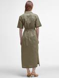 Barbour Nicole Utility Midi Dress, Dusky Green