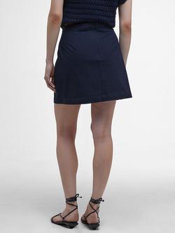 Barbour Cary Mini Skirt, Navy - view 2, Navy