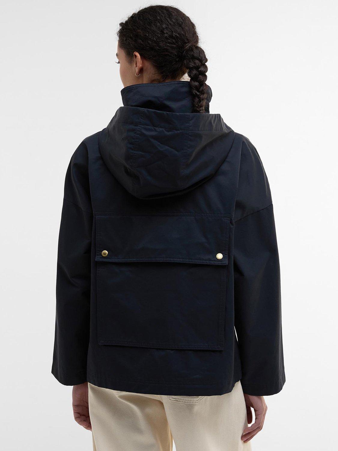 Product image 2 of 7, which shows Barbour Cecile Showerproof Jacket, Dark Navy, 8