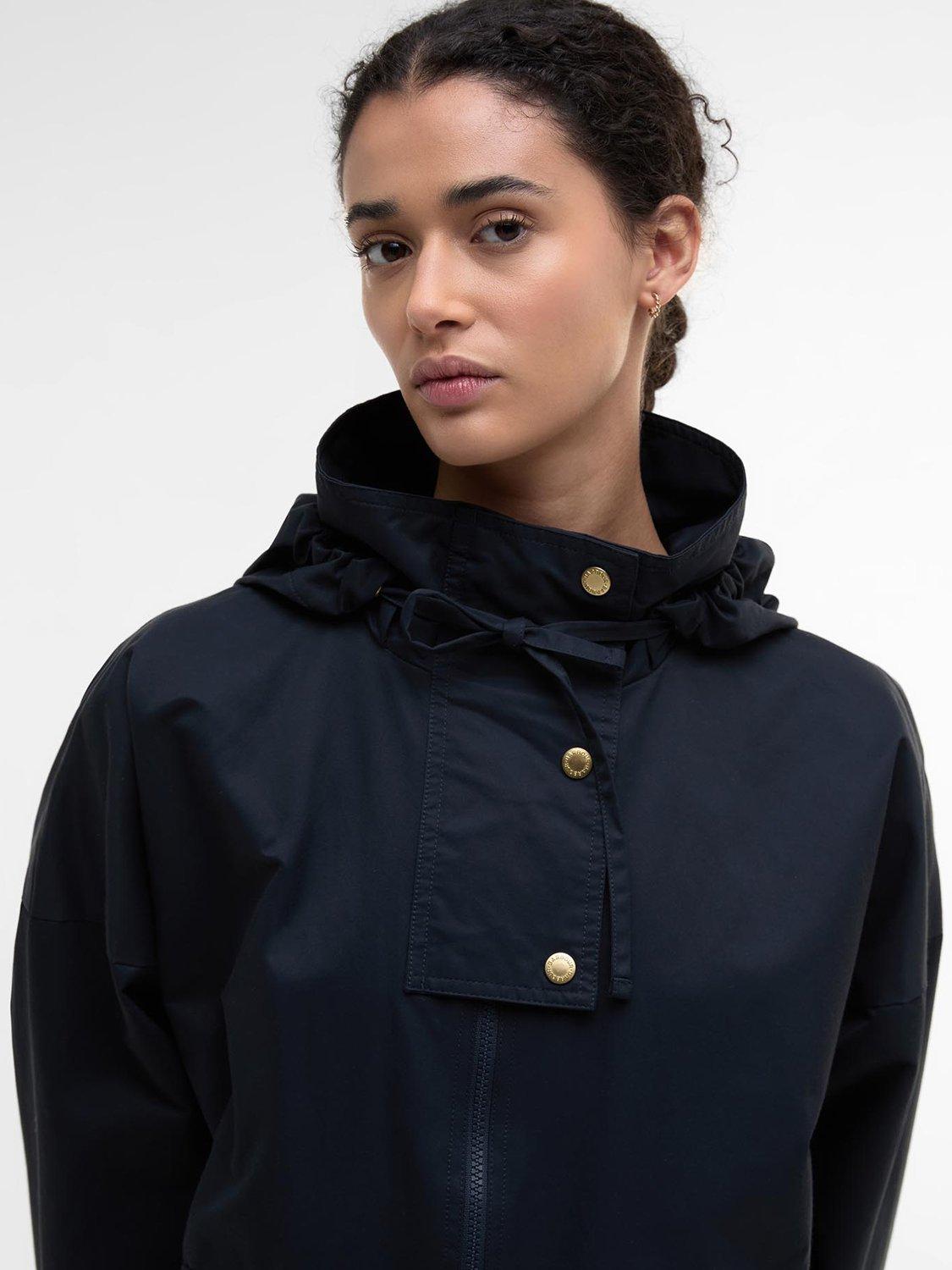 Product image 5 of 7, which shows Barbour Cecile Showerproof Jacket, Dark Navy, 8