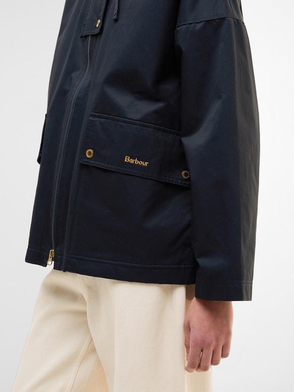 Product image 7 of 7, which shows Barbour Cecile Showerproof Jacket, Dark Navy, 8