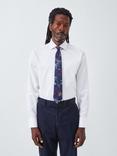 John Lewis Non Iron Dobby Cotton Regular Fit Shirt, White