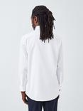 John Lewis Non Iron Dobby Cotton Regular Fit Shirt, White