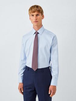 John Lewis Regular Fit Twill Shirt, Blue