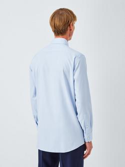 John Lewis Regular Fit Twill Shirt - view 2, Blue