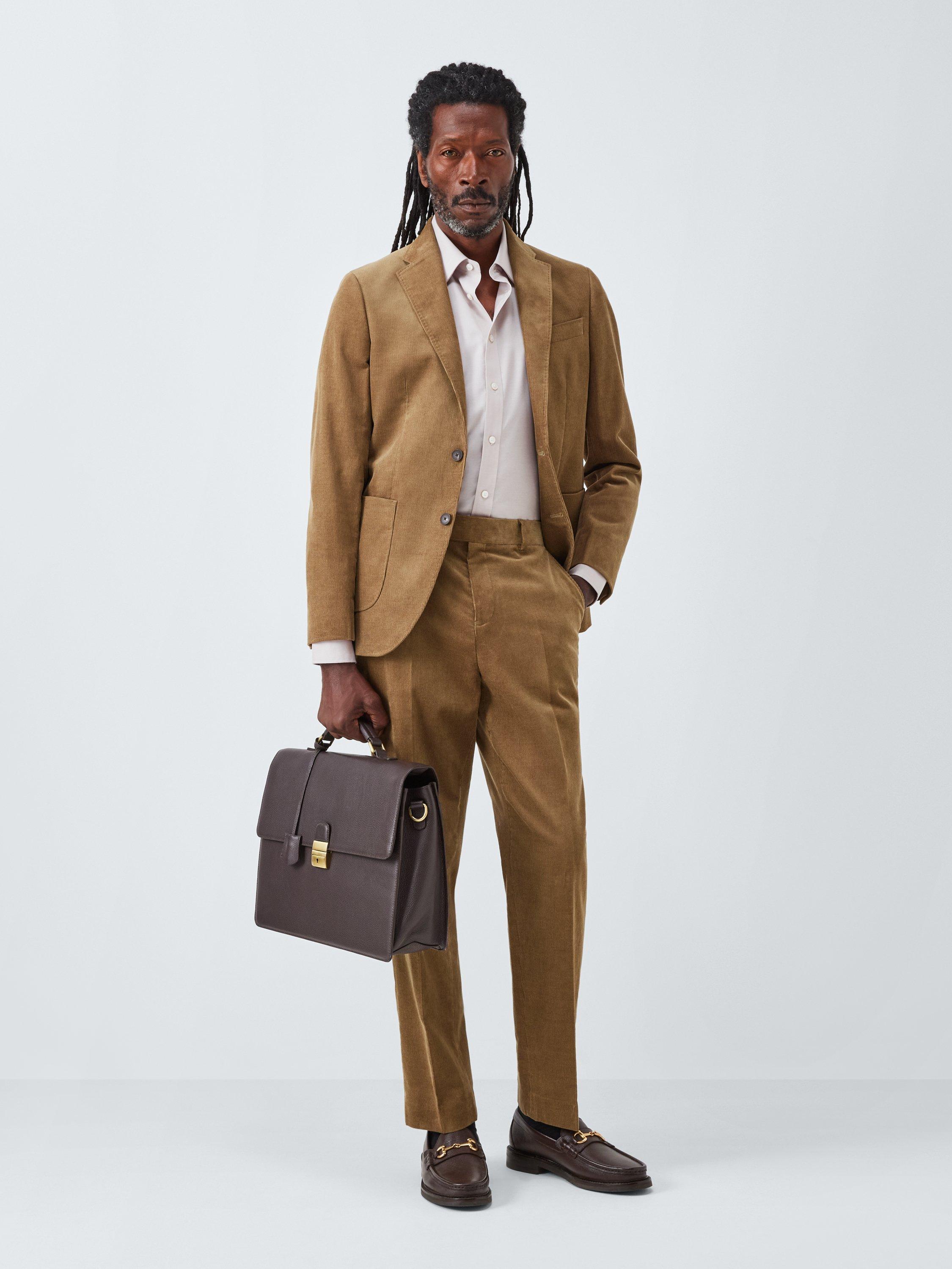 Product image 3 of 7, which shows John Lewis Slim Fit Twill Shirt, Neutral, 14.5/R