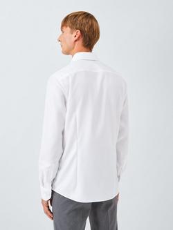 John Lewis Slim Fit Twill Shirt - view 2, White