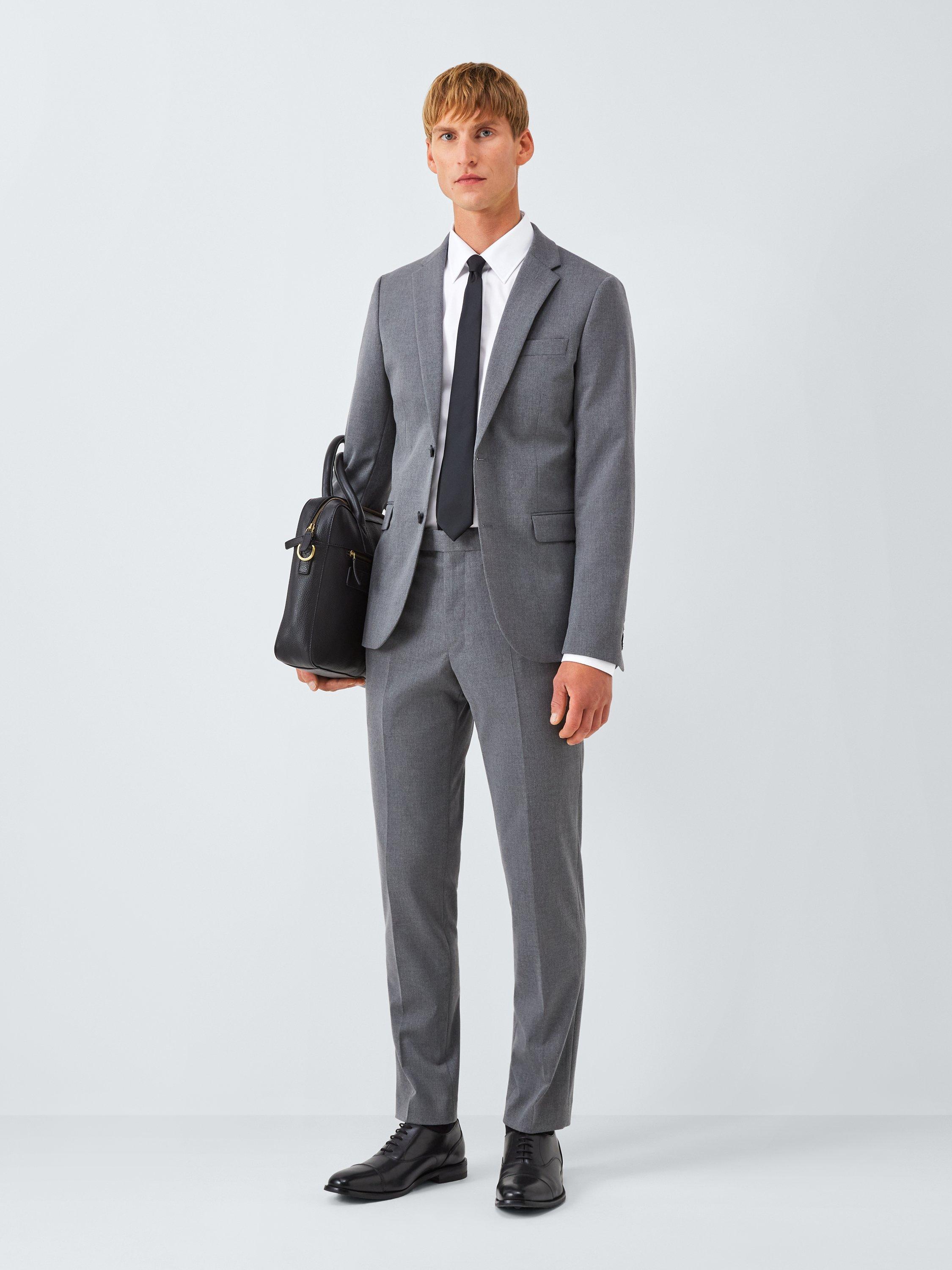 Product image 3 of 7, which shows John Lewis Slim Fit Twill Shirt, White, 14.5R