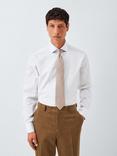 John Lewis Non Iron Dobby Cotton Tailored Fit Shirt