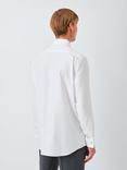 John Lewis Non Iron Twill Regular Fit Double Cuff Shirt, White