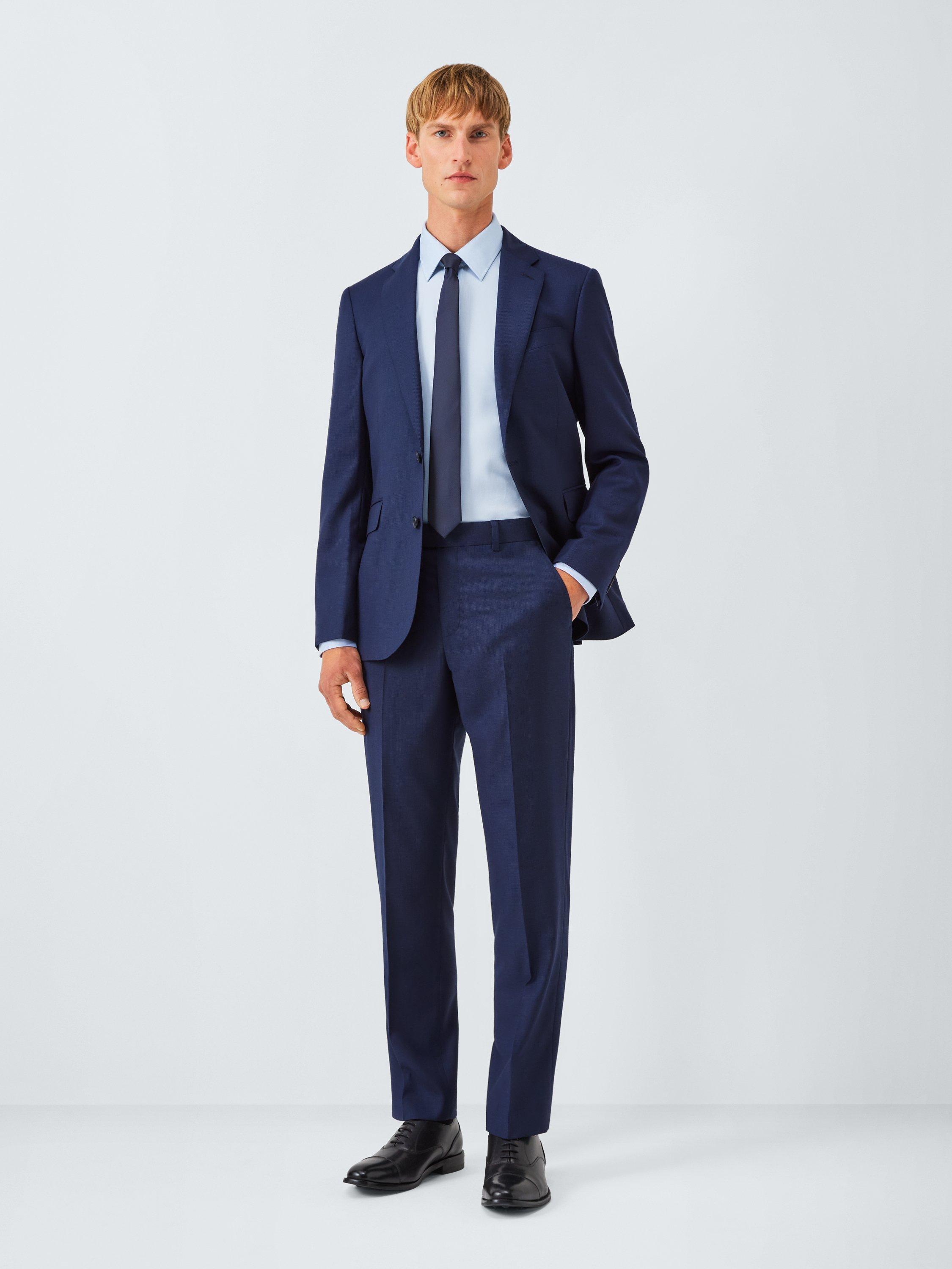 Product image 3 of 7, which shows John Lewis Tailored Fit Twill Shirt, Blue, 15R