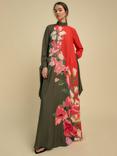 FLORERE Floral Print Column Dress, Multi