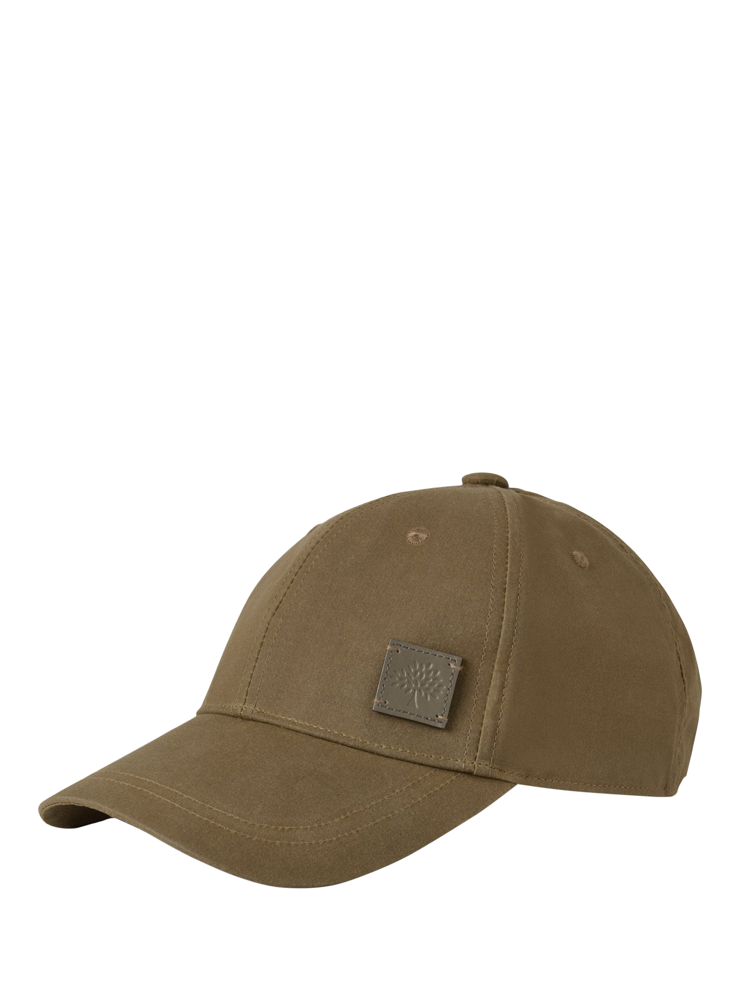 Product image 3 of 5, which shows Mulberry Waxed Cotton Baseball Cap, Dark Moss, XS-S