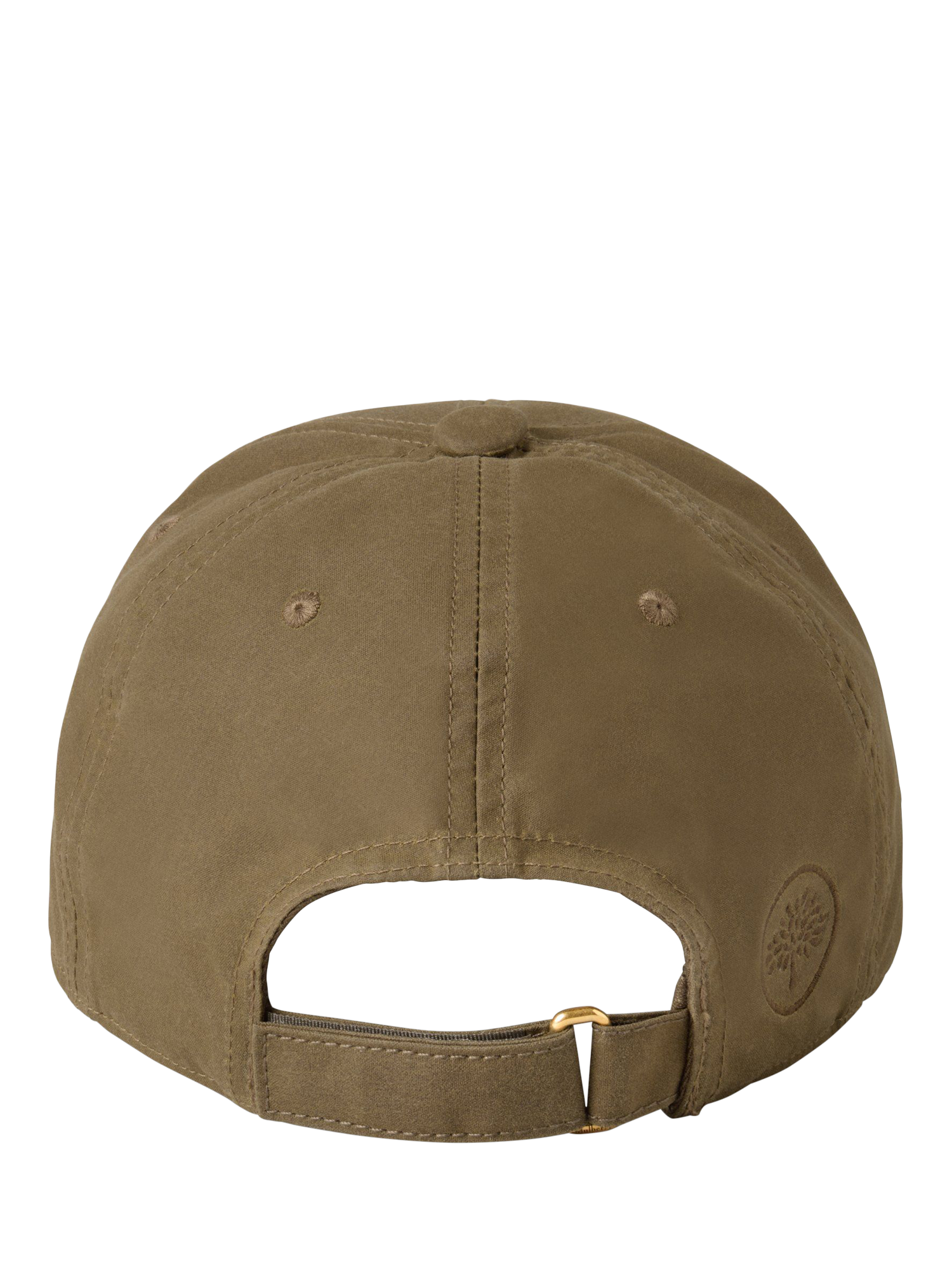 Product image 4 of 5, which shows Mulberry Waxed Cotton Baseball Cap, Dark Moss, XS-S