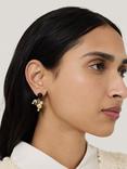 Jigsaw Semi Precious Charm Earrings, Multi