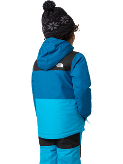 The North Face Kids' Freedom Insulated Hooded Ski Jacket, Dusk Blue - view 2, Dusk Blue