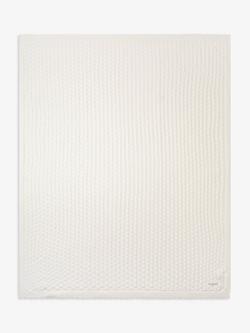 The Little Tailor Baby Cotton Pointelle Blanket - view 2, Cream