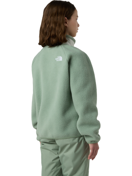 The North Face Kids' Yumiori Full Zip Jacket, Moss/White - view 2, Moss/White