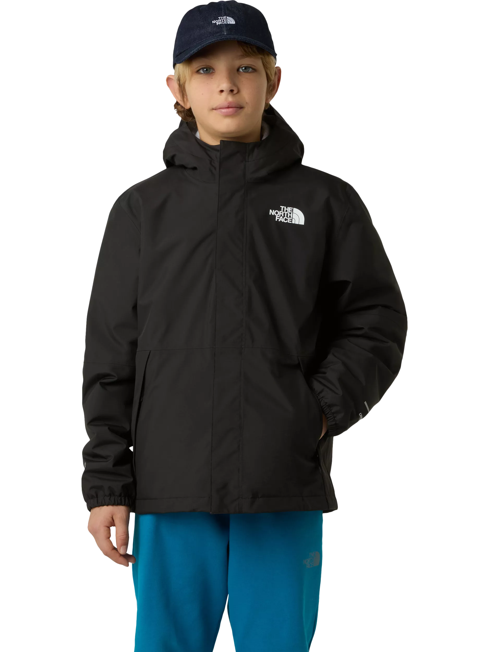 The North Face Kids' Antora Rain Jacket, Black
