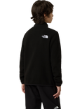 The North Face Kids' Glacier 1/4 Zip Fleece Pullover, Black