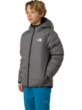 The North Face Kids' Reversible Perrito Hooded Jacket, Black/Pearl