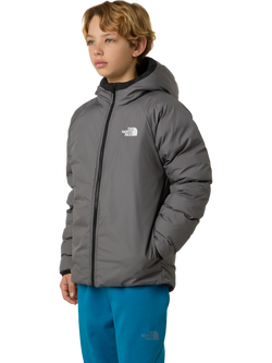The North Face Kids' Reversible Perrito Hooded Jacket - view 2, Black/Pearl