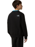 The North Face Kids' Cotton Blend Relaxed Sweatshirt, Black