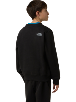 The North Face Kids' Cotton Blend Relaxed Sweatshirt, Black - view 2, Black