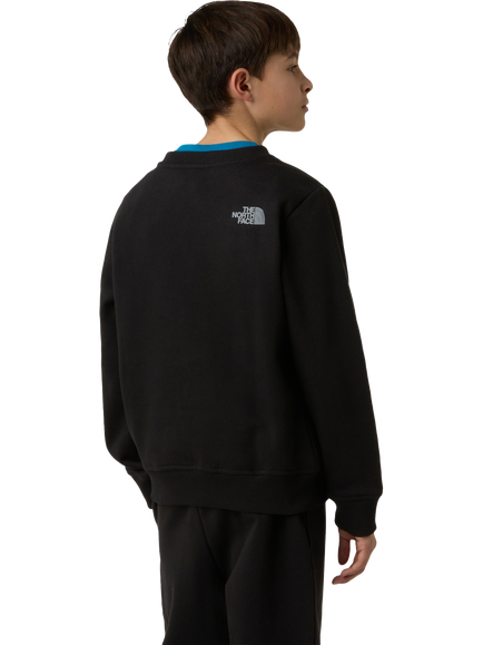 The North Face Kids' Cotton Blend Relaxed Sweatshirt, Black - view 2, Black