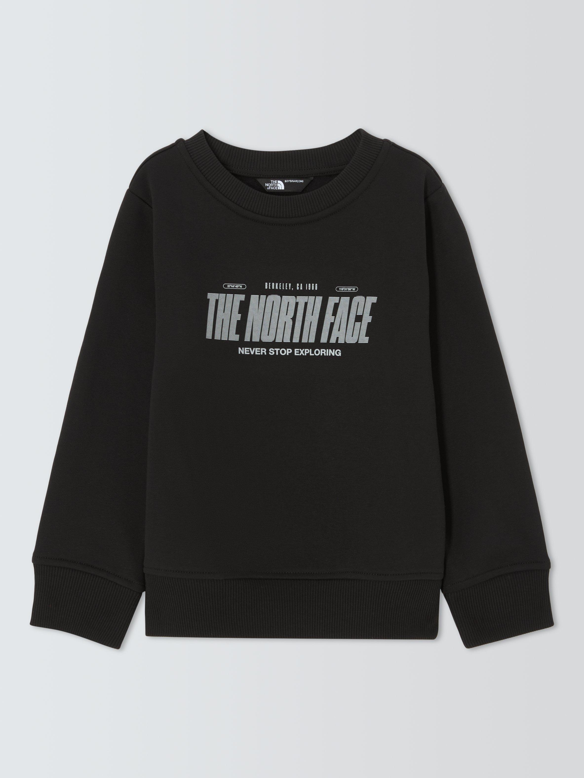Product image 4 of 6, which shows The North Face Kids' Cotton Blend Relaxed Sweatshirt, Black, XS