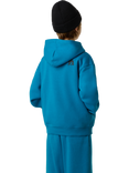 The North Face Kids Cotton Blend Sports Oversized Hoodie, Dusk Blue