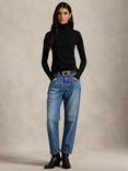 Polo Ralph Lauren Stretch Blend Turtleneck Jumper, Black