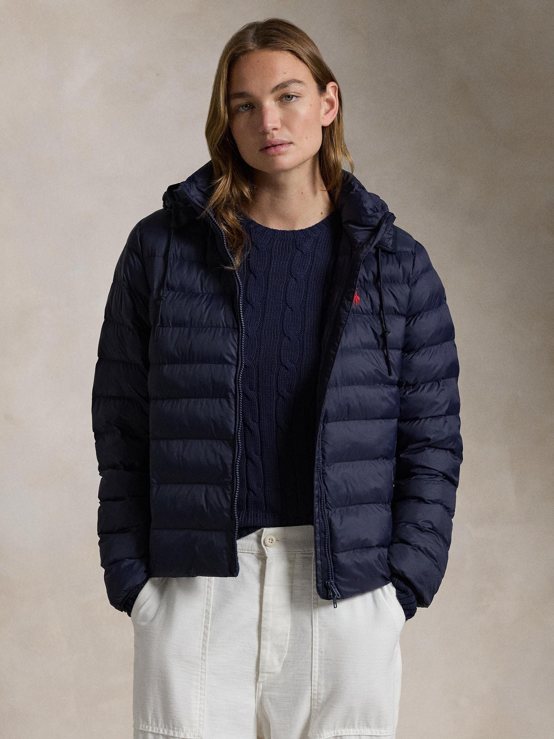 Product image 2 of 5, which shows Polo Ralph Lauren Water Resistant Packable Hooded Jacket, Rl Navy, XXS