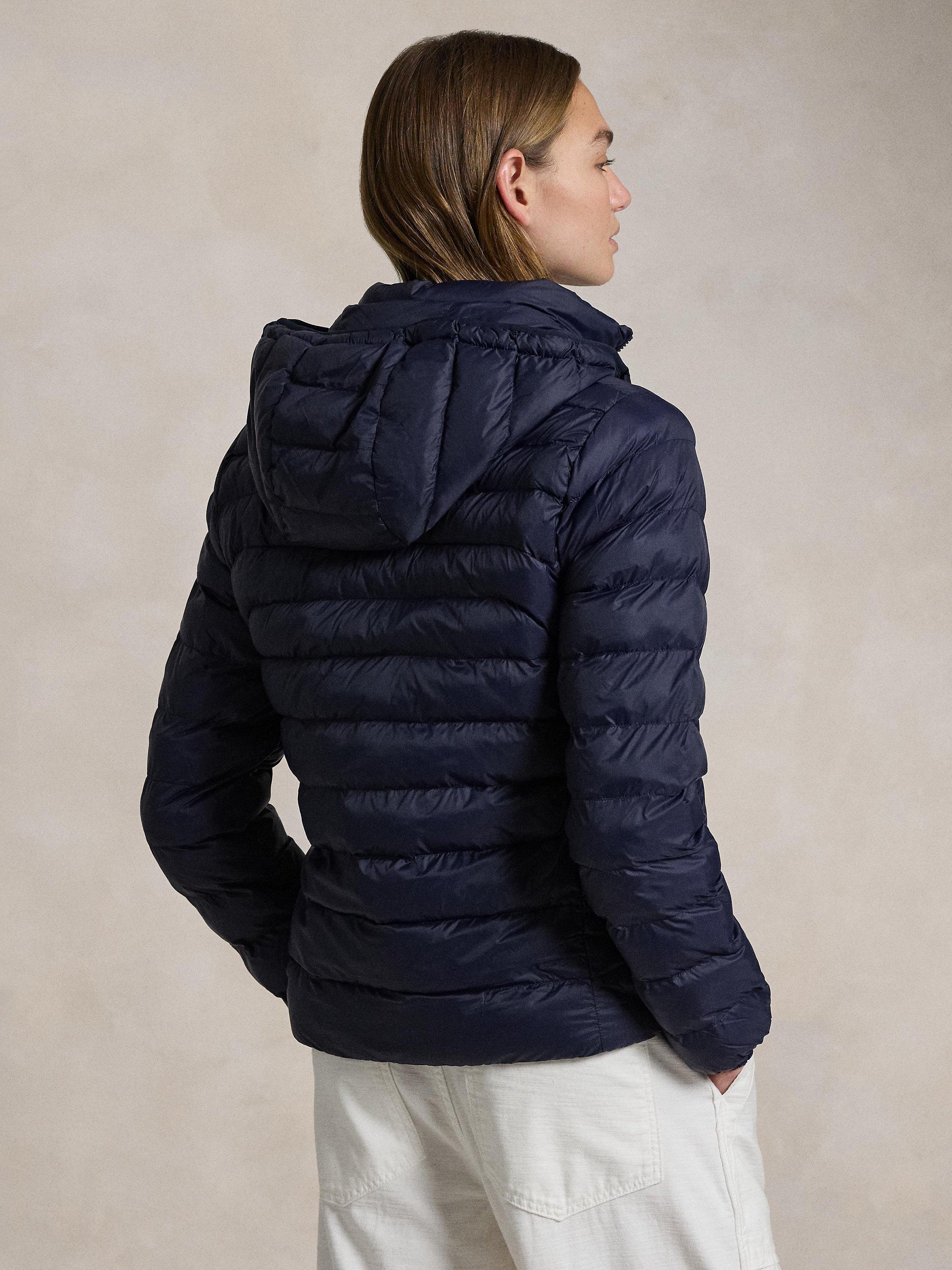 Product image 3 of 5, which shows Polo Ralph Lauren Water Resistant Packable Hooded Jacket, Rl Navy, XXS