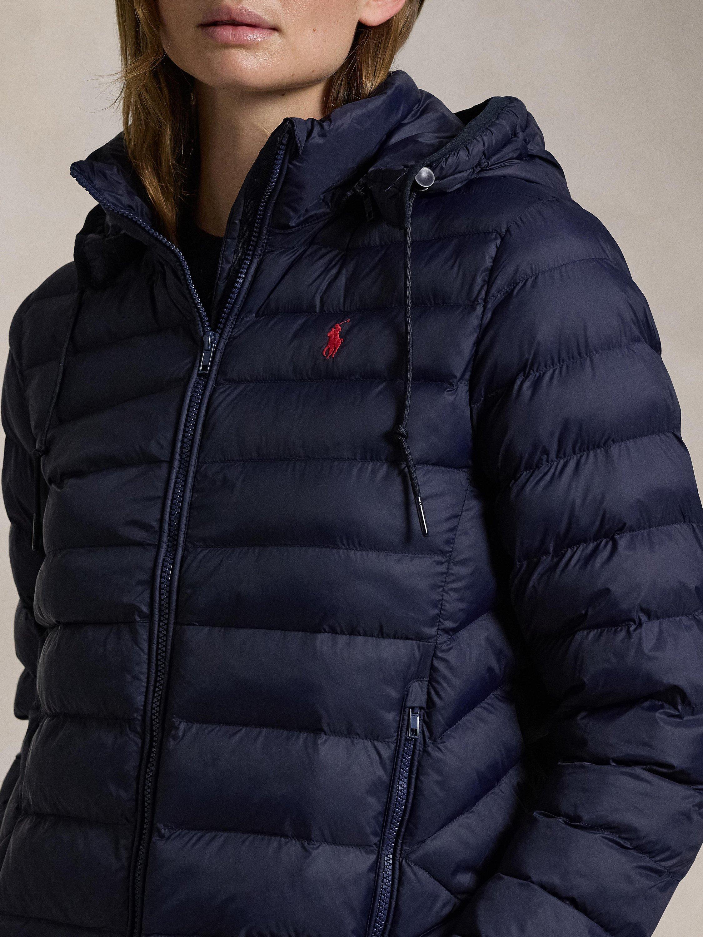 Product image 5 of 5, which shows Polo Ralph Lauren Water Resistant Packable Hooded Jacket, Rl Navy, XXS