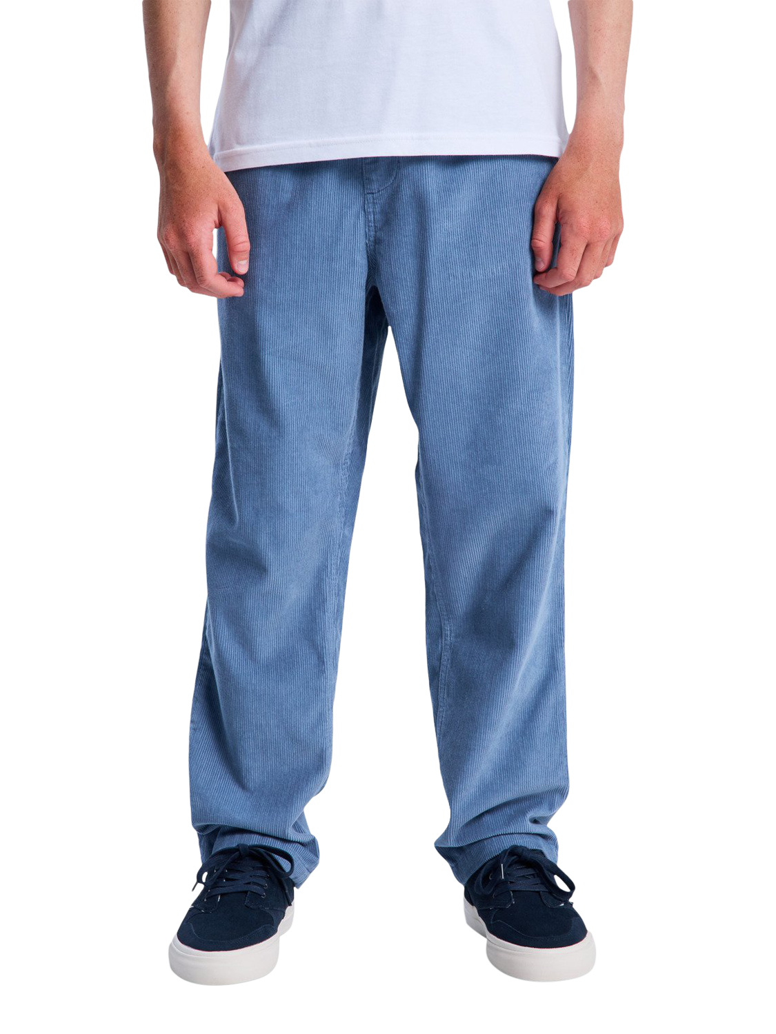 Product image 3 of 8, which shows Quicksilver Kids' Taxer Corduroy Drawstring Trousers, China Blue, 8 years