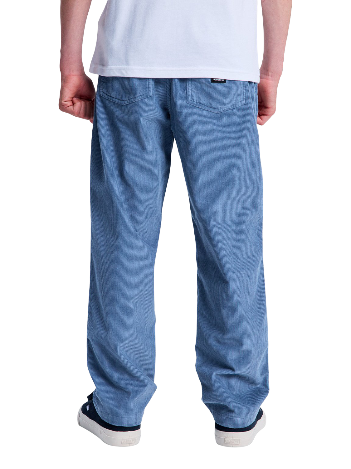 Product image 4 of 8, which shows Quicksilver Kids' Taxer Corduroy Drawstring Trousers, China Blue, 8 years