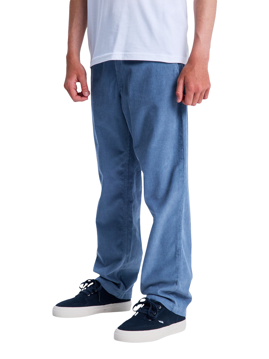 Product image 5 of 8, which shows Quicksilver Kids' Taxer Corduroy Drawstring Trousers, China Blue, 8 years
