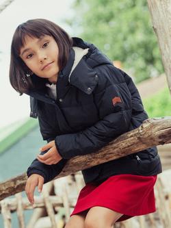 Toastie Kids' Lunar Puffer Hooded Jacket, Ink Navy - view 2, Ink Navy