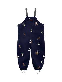 Toastie Kids' Waterproof Dungarees, Cricket Moon, Cricket Moon