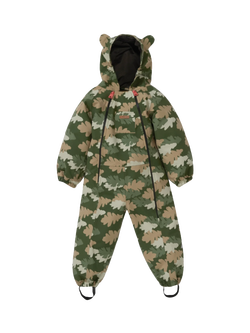 Toastie Kids' Waterproof Hooded Puddlesuit, Leaf Camo, Leaf Camo