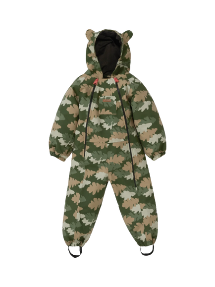 Toastie Kids' Waterproof Hooded Puddlesuit, Leaf Camo, Leaf Camo