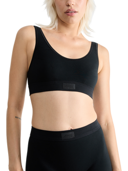 sloggi Double Comfort Crop Top, Black