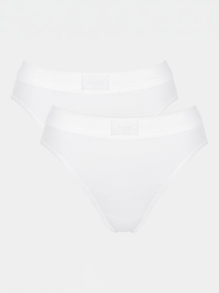 sloggi Double Comfort Tai Knickers, Pack of 2, White